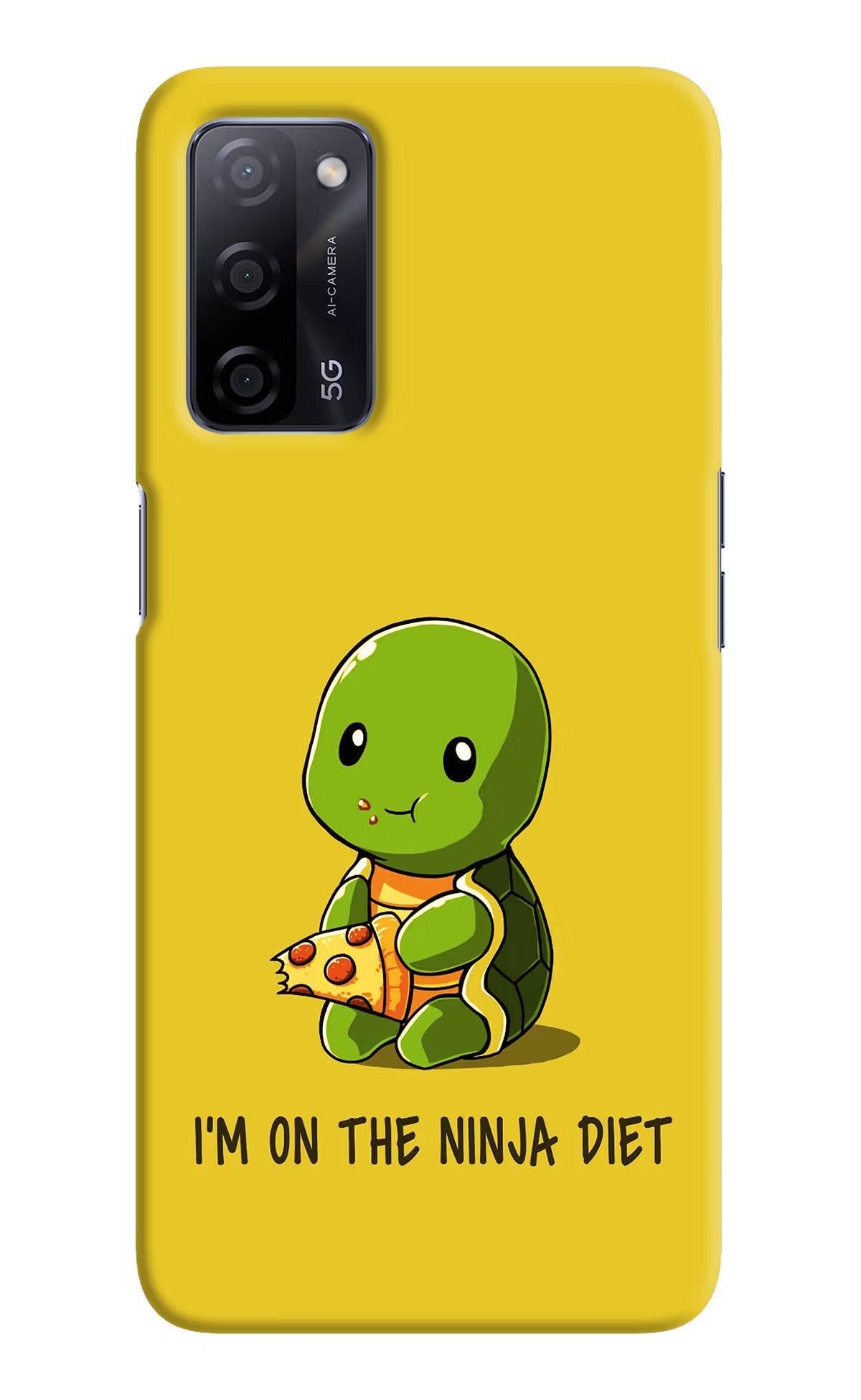 I'm on Ninja Diet Oppo A53s 5G Hard Case Back Cover by Casekaro
