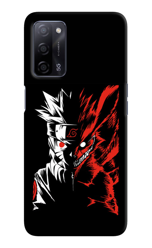 Naruto Two Face Oppo A53s 5G Hard Case Back Cover by Casekaro