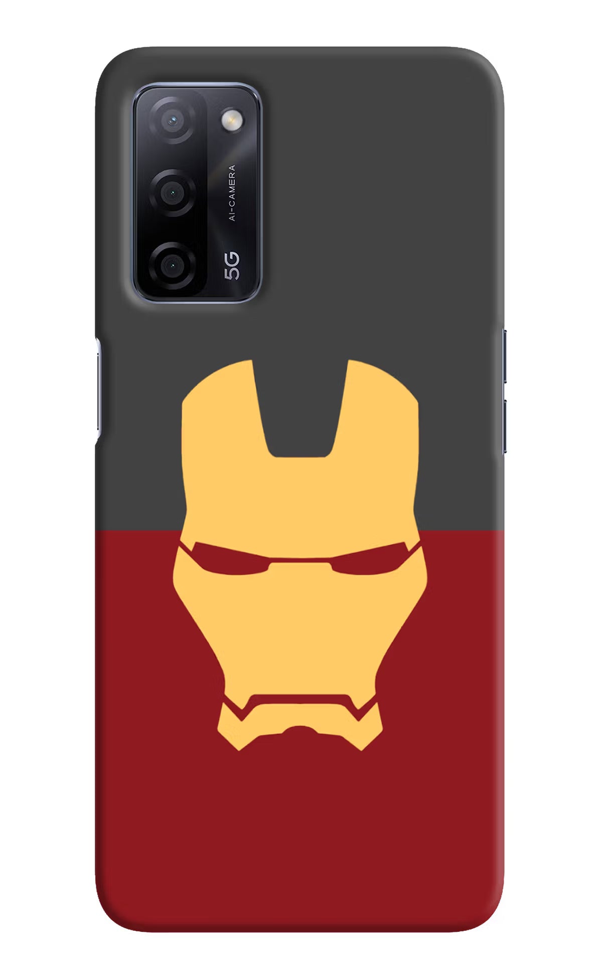 Ironman Oppo A53s 5G Hard Case Back Cover by Casekaro