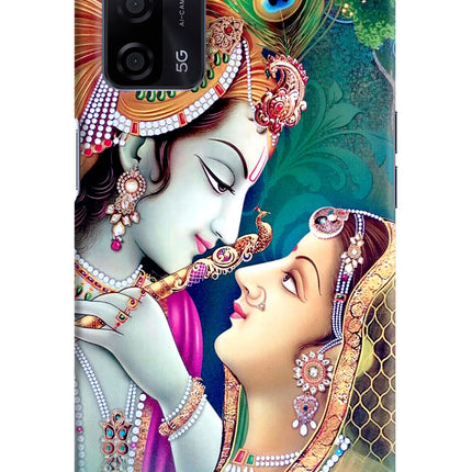 Lord Radha Krishna Oppo A53s 5G Hard Case Back Cover by Casekaro