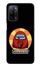 Among Us Shhh! Oppo A53s 5G Hard Case Back Cover by Casekaro
