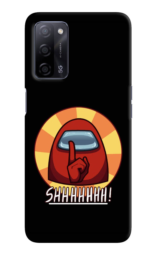 Among Us Shhh! Oppo A53s 5G Hard Case Back Cover by Casekaro