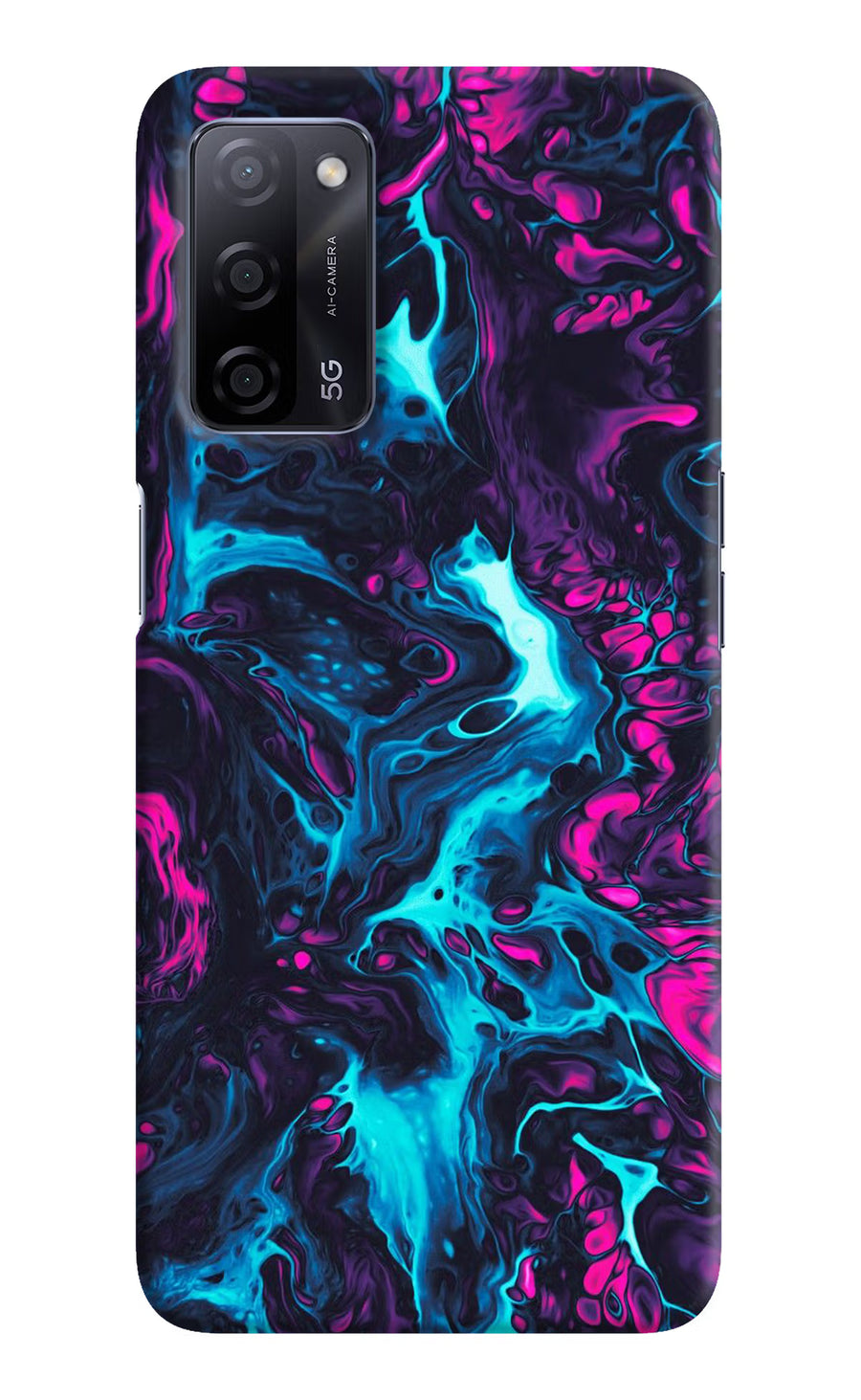 Abstract Oppo A53s 5G Back Cover, Hard case