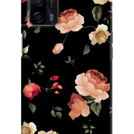 Flowers Oppo A53s 5G Hard Case Back Cover by Casekaro