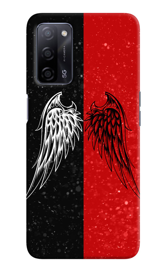 Wings Oppo A53s 5G Hard Case Back Cover by Casekaro