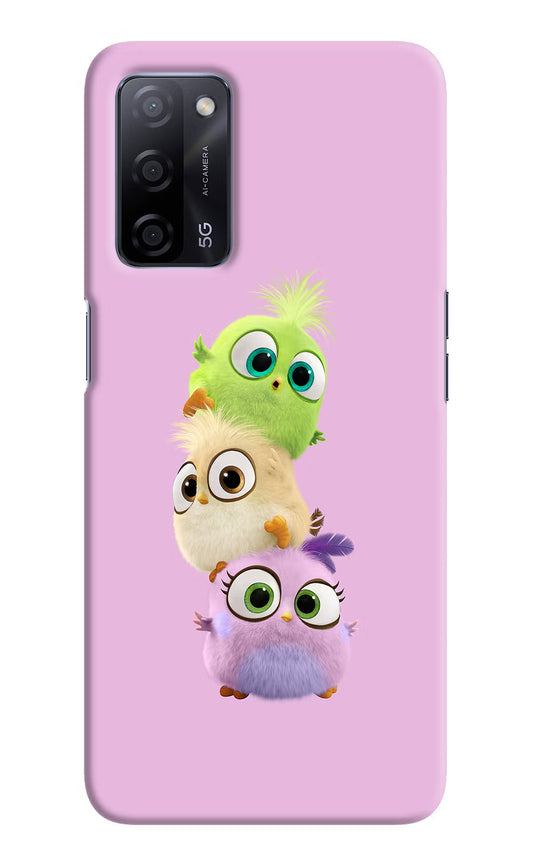 Cute Little Birds Oppo A53s 5G Hard Case Back Cover by Casekaro