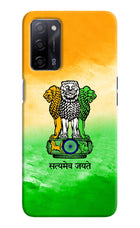 Satyamev Jayate Flag Oppo A53s 5G Hard Case Back Cover by Casekaro