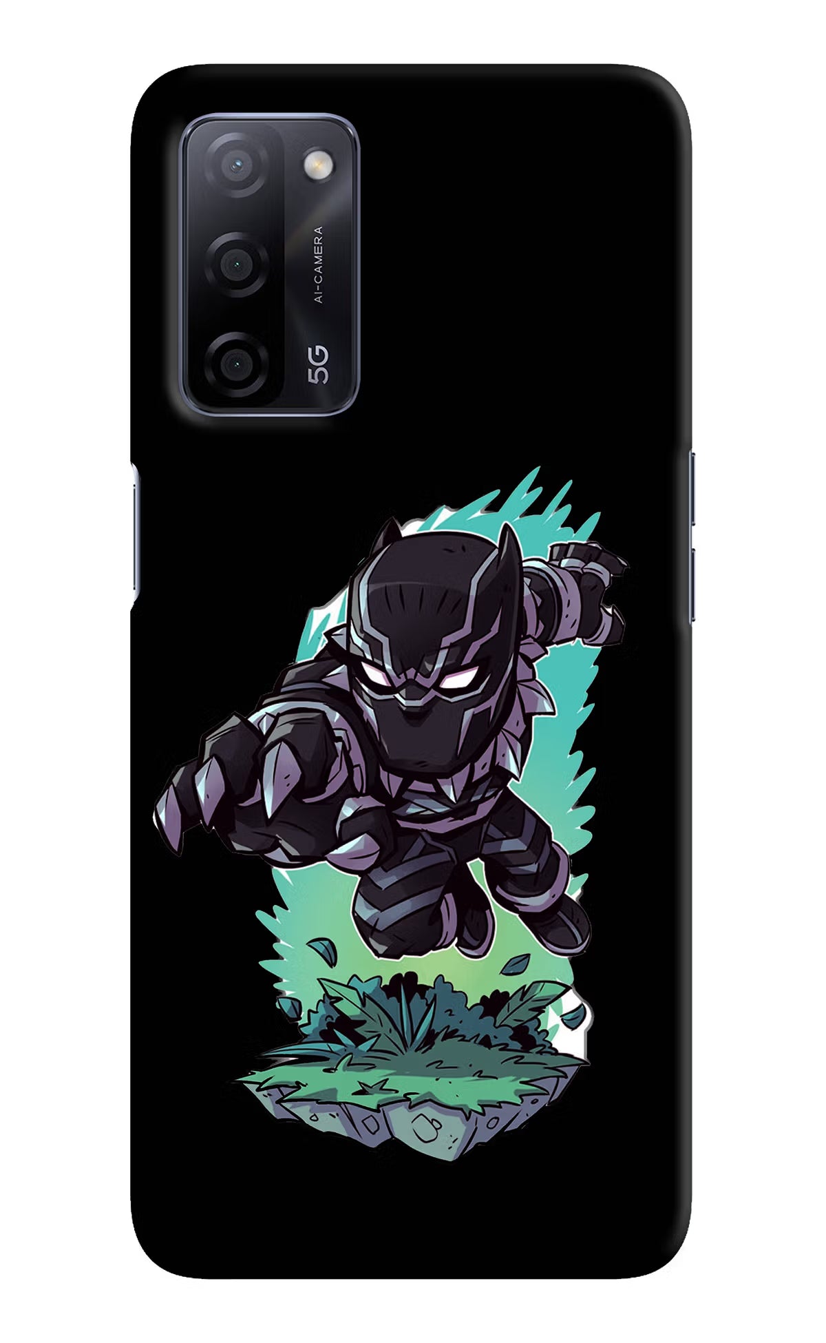 Black Panther Oppo A53s 5G Hard Case Back Cover by Casekaro