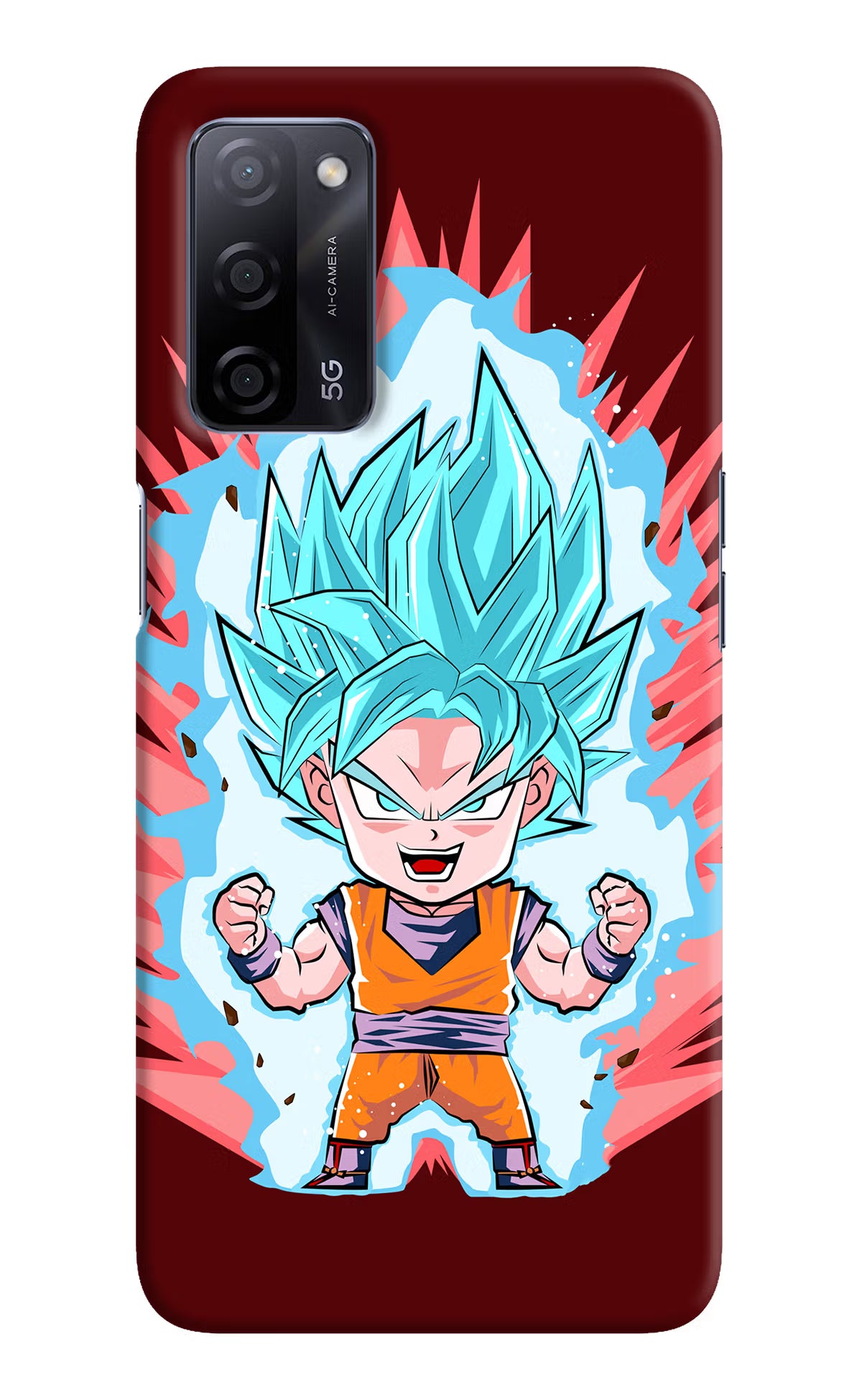 Goku Little Oppo A53s 5G Hard Case Back Cover by Casekaro