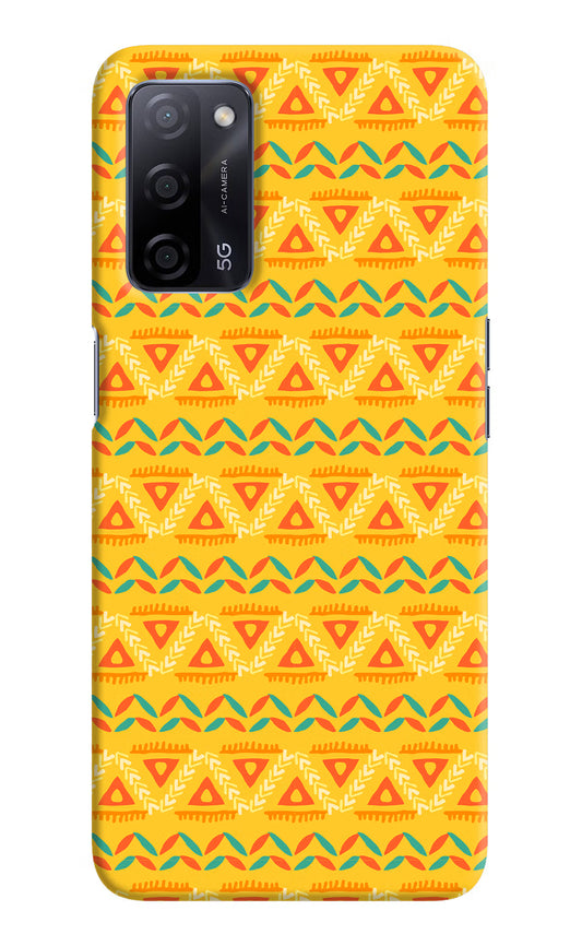 Tribal Pattern Oppo A53s 5G Hard Case Back Cover by Casekaro