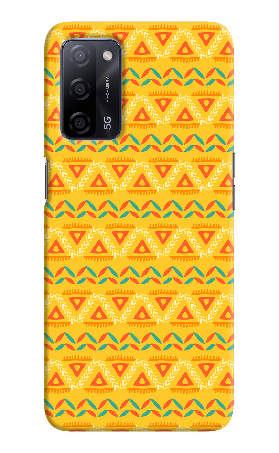 Tribal Pattern Oppo A53s 5G Back Cover, Hard case