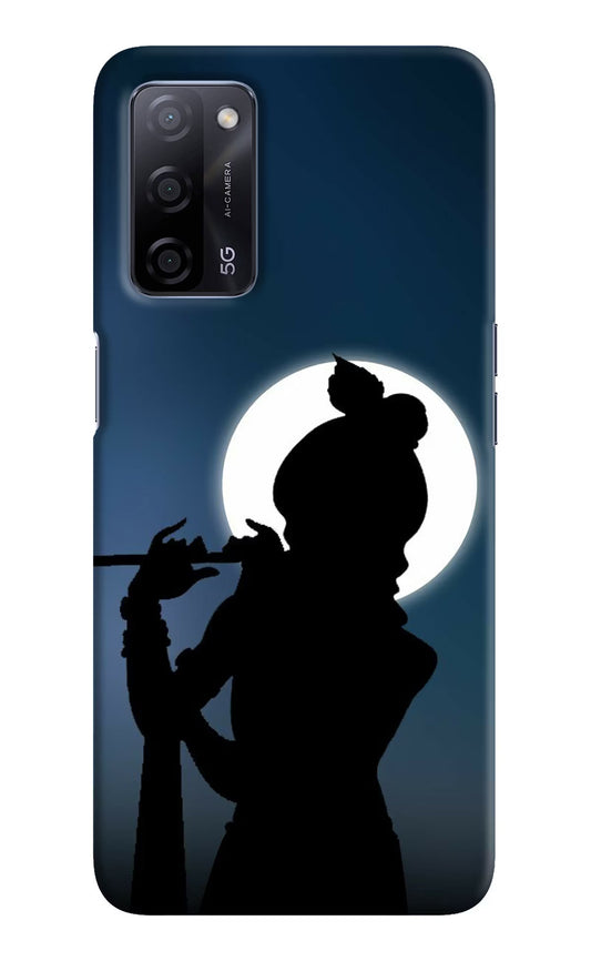 Shri Krishna Silhouette Oppo A53s 5G Hard Case Back Cover by Casekaro