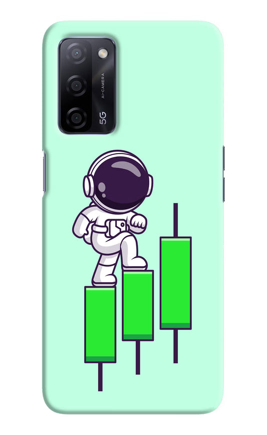 Astronaut Trader Oppo A53s 5G Hard Case Back Cover by Casekaro