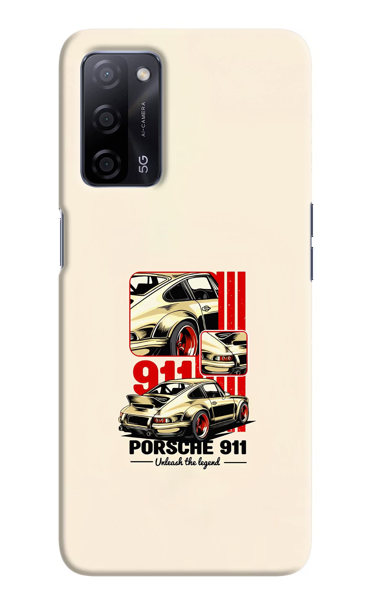 Classic Porsche 911 Oppo A53s 5G Hard Case Back Cover by Casekaro