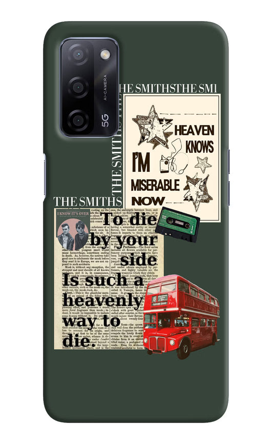 The Smiths Oppo A53s 5G Hard Case Back Cover by Casekaro