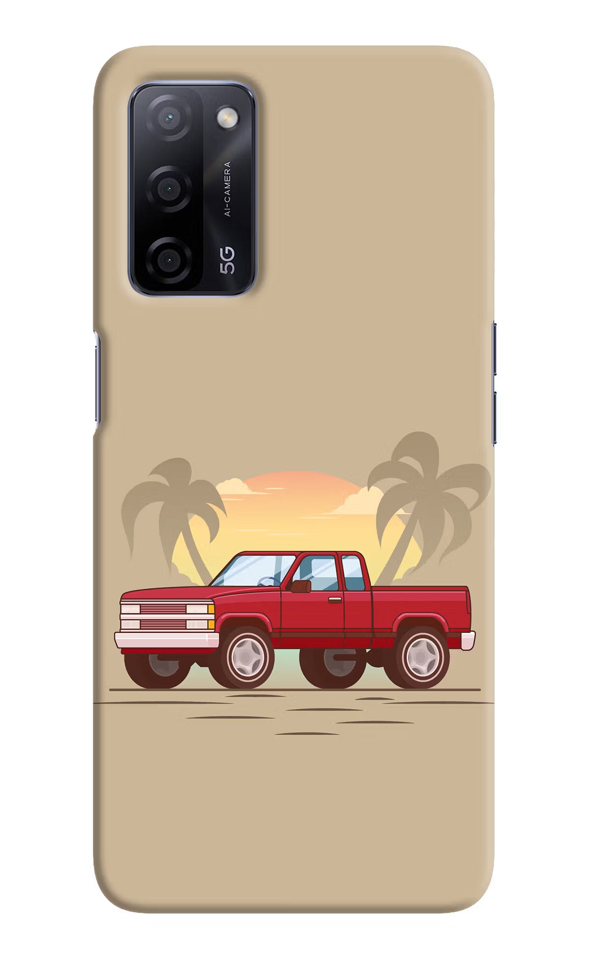 Desert Classic Drive Oppo A53s 5G Hard Case Back Cover by Casekaro
