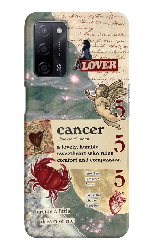 Cancer Zodiac Oppo A53s 5G Hard Case Back Cover by Casekaro