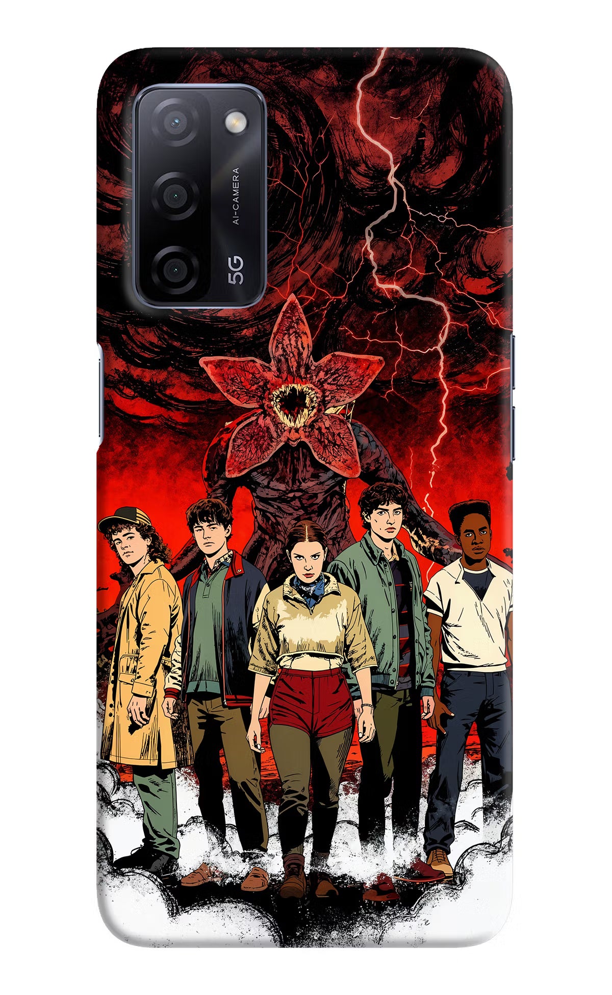 Ordinary Things Characters Oppo A53s 5G Hard Case Back Cover by Casekaro