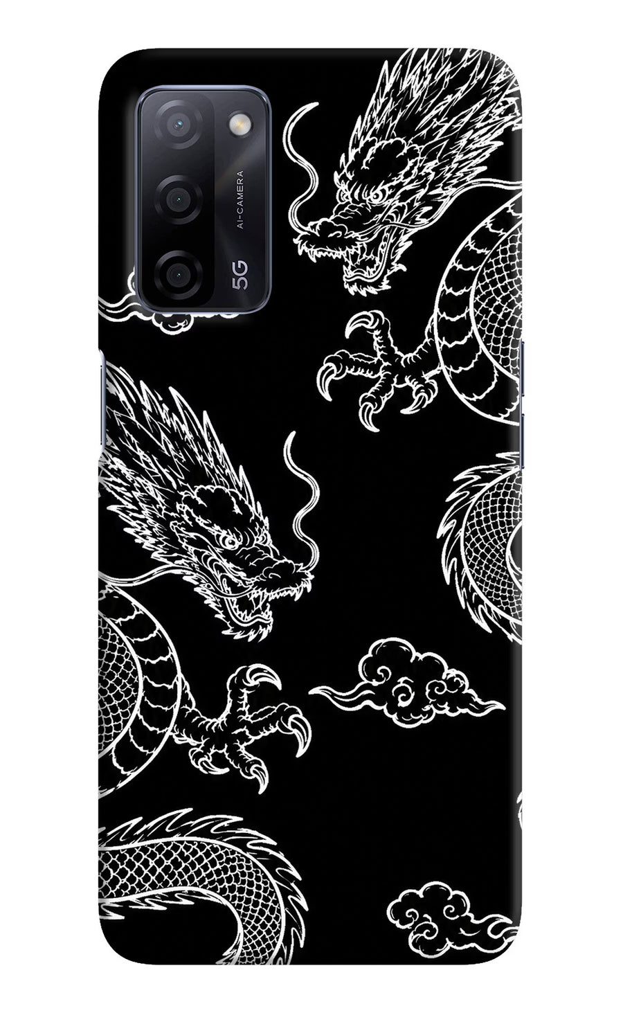 Twin Dragons Oppo A53s 5G Back Cover, Hard case