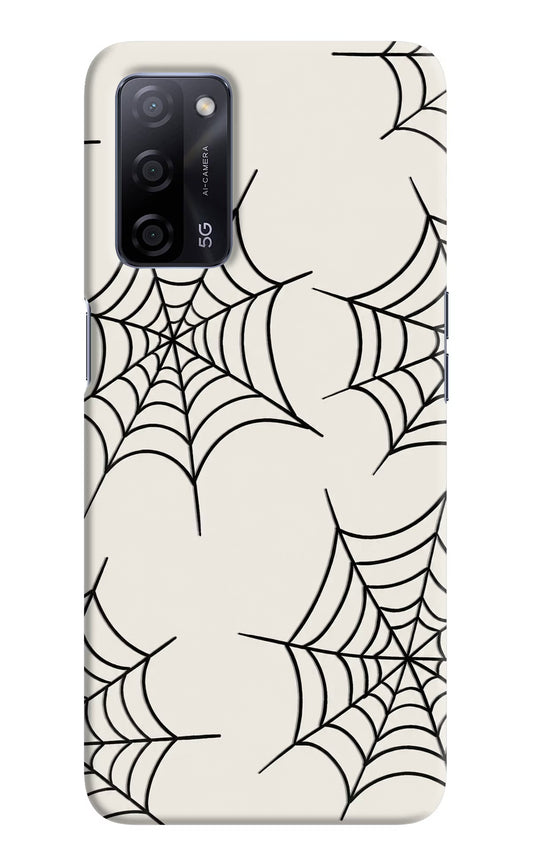 Spider Web Oppo A53s 5G Hard Case Back Cover by Casekaro