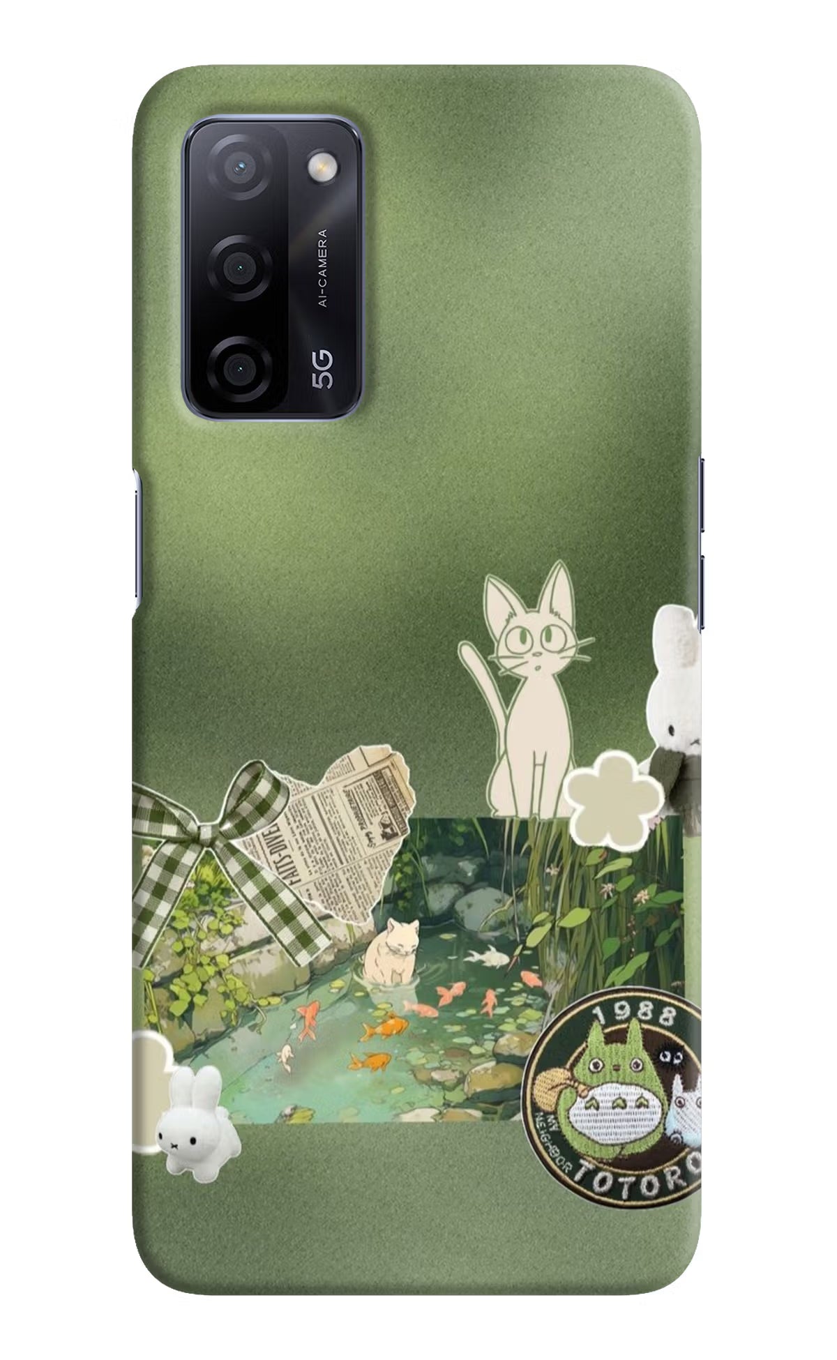 Aesthetic anime Oppo A53s 5G Back Cover