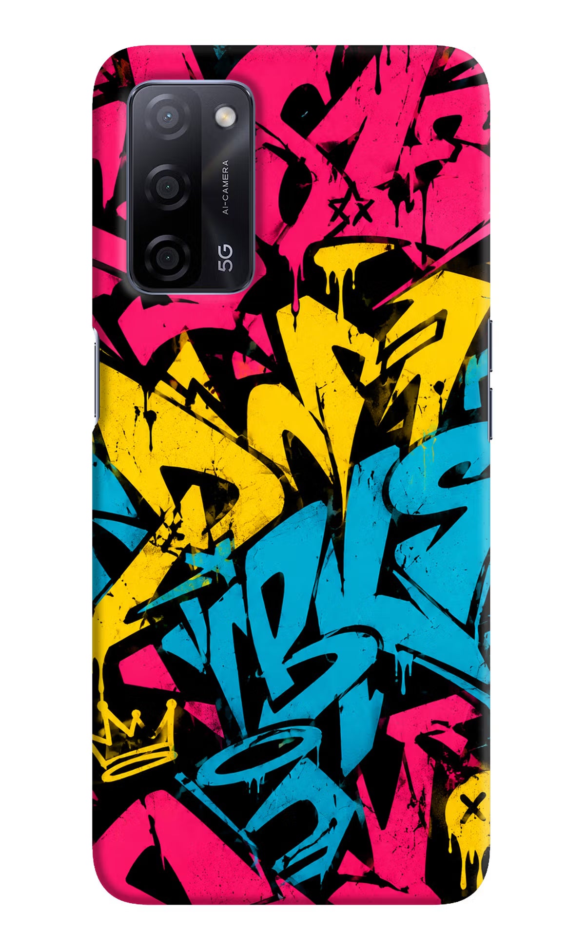 Graffiti Vibe Oppo A53s 5G Back Cover