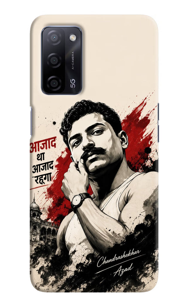 Chandrashekhar Azad Fearless Oppo A53s 5G Hard Case Back Cover by Casekaro