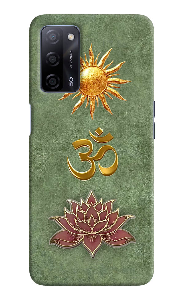 Om & Lotus Oppo A53s 5G Back Cover