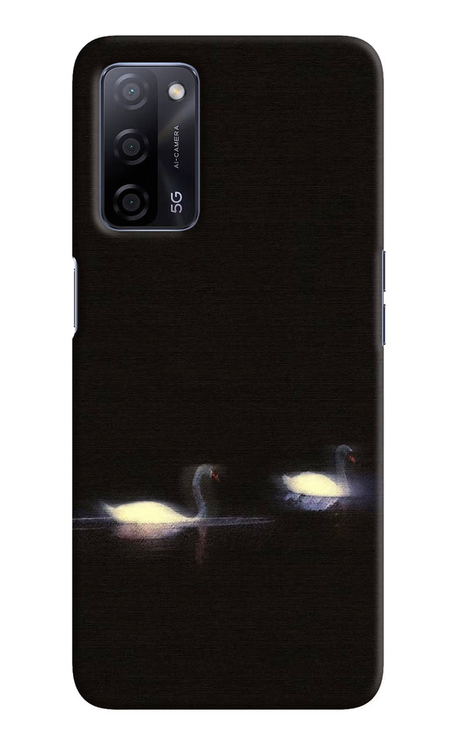 Silent Swans Oppo A53s 5G Hard Case Back Cover by Casekaro