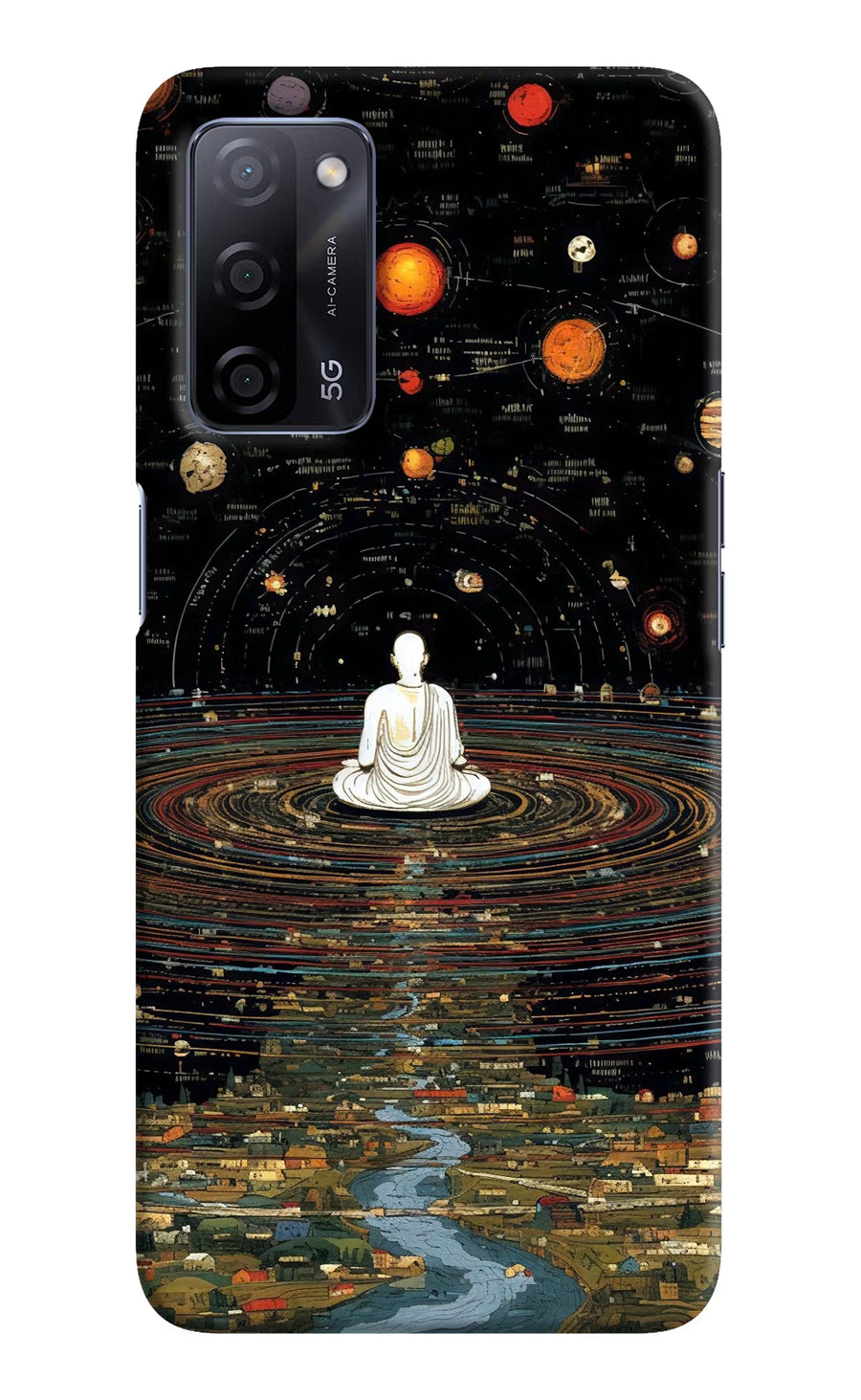Space Monk Oppo A53s 5G Back Cover, Hard case