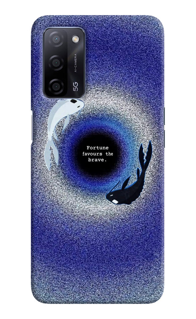 Dark Koi Oppo A53s 5G Hard Case Back Cover by Casekaro