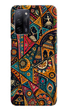 Folk Print Oppo A53s 5G Back Cover