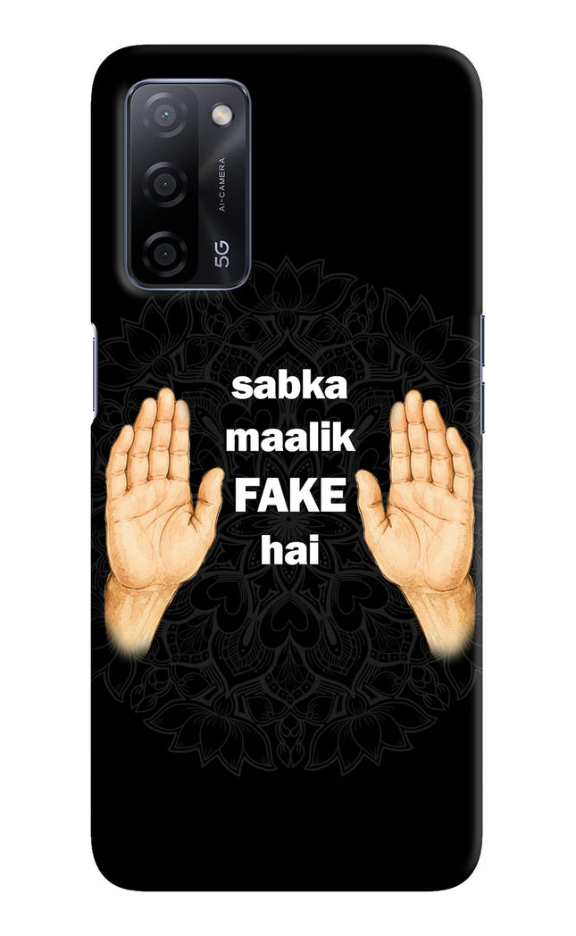Sabka Malik Fake Oppo A53s 5G Hard Case Back Cover by Casekaro