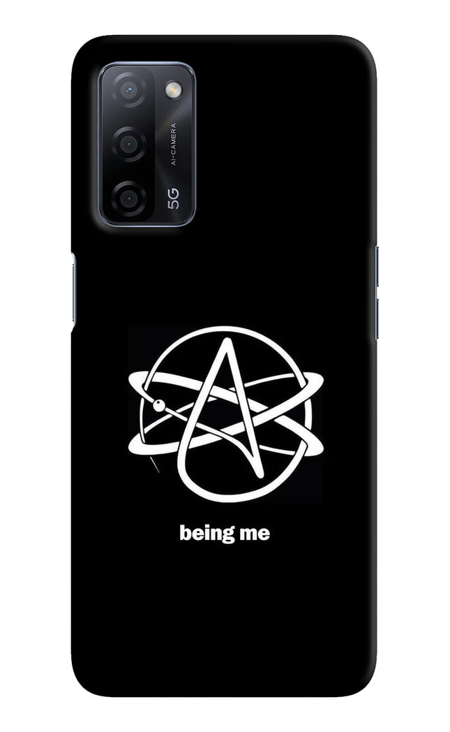Atheist Symbol Oppo A53s 5G Hard Case Back Cover by Casekaro