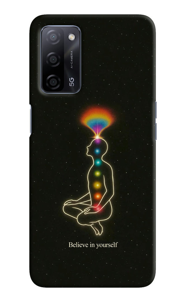 Believe in yourself Oppo A53s 5G Hard Case Back Cover by Casekaro