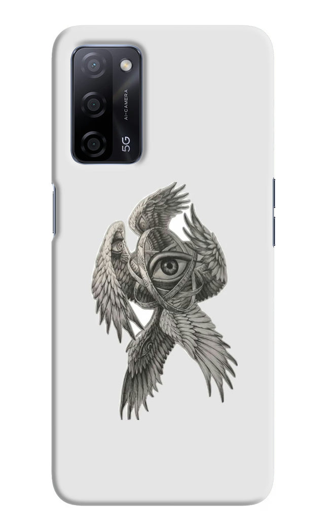 Accurate Angel Oppo A53s 5G Hard Case Back Cover by Casekaro