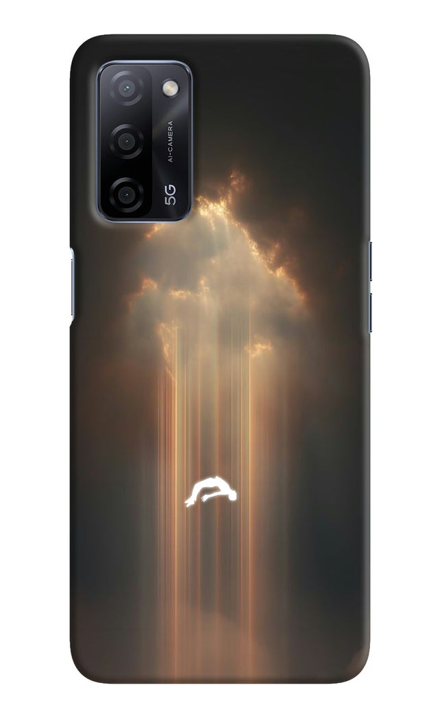 Heavenly Beam Oppo A53s 5G Hard Case Back Cover by Casekaro