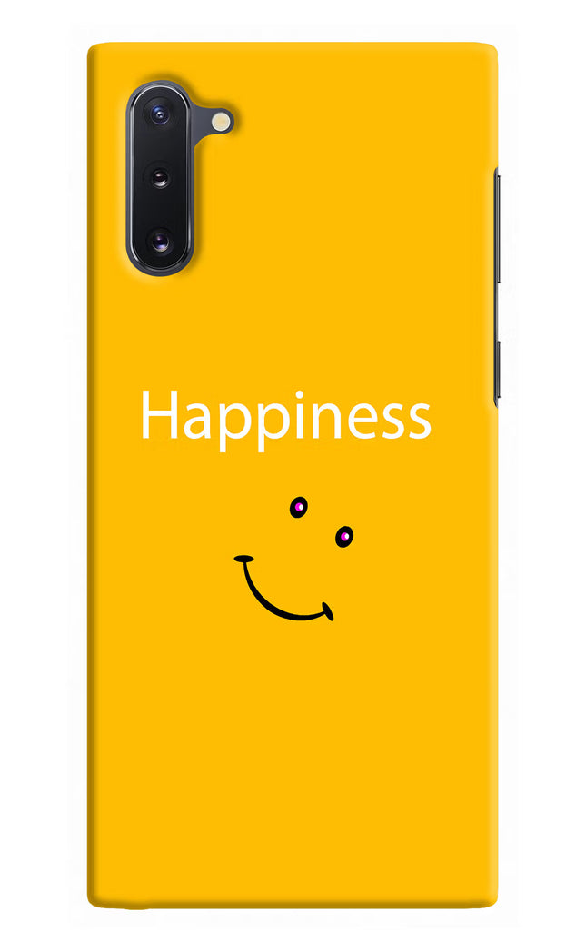 Happiness With Smiley Samsung Note 10 Hard Case Back Cover by Casekaro