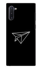 Paper Plane White Samsung Note 10 Hard Case Back Cover by Casekaro