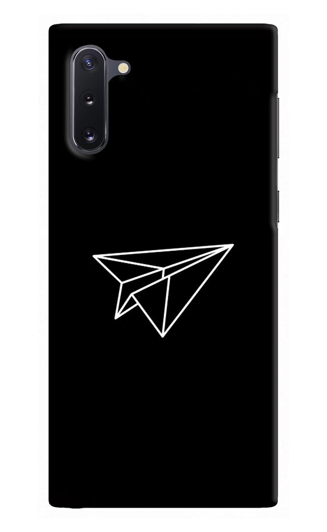 Paper Plane White Samsung Note 10 Hard Case Back Cover by Casekaro