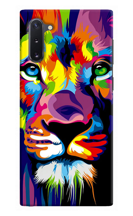 Lion Samsung Note 10 Hard Case Back Cover by Casekaro
