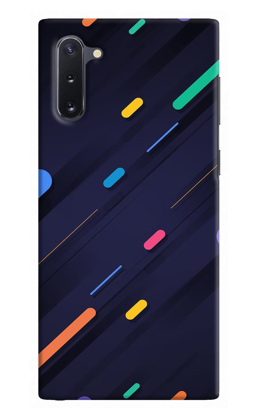 Abstract Design Samsung Note 10 Back Cover, Hard case
