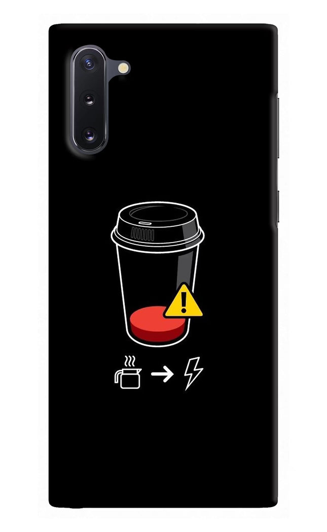 Coffee Samsung Note 10 Hard Case Back Cover by Casekaro