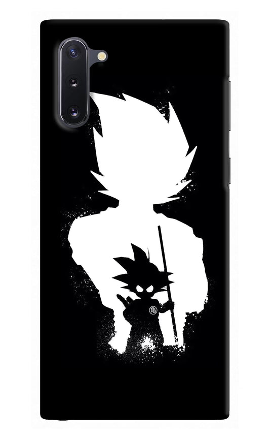 Goku Shadow Samsung Note 10 Hard Case Back Cover by Casekaro