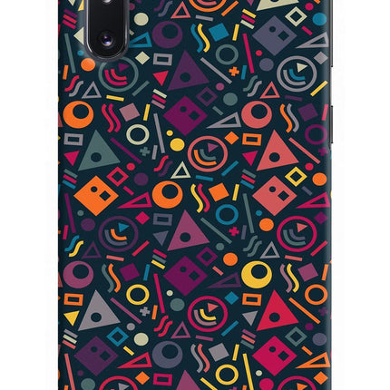 Geometric Abstract Samsung Note 10 Hard Case Back Cover by Casekaro