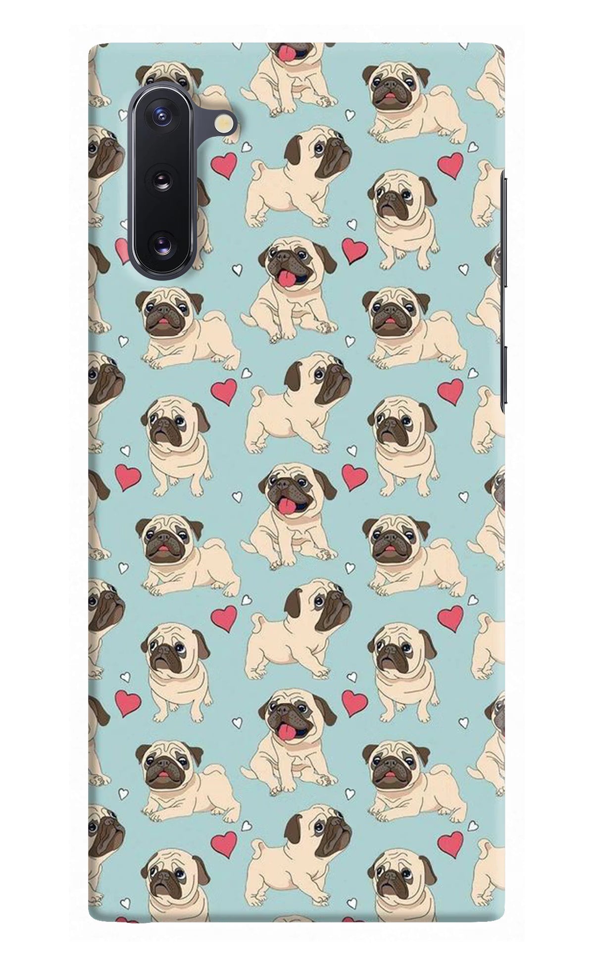Pug Dog Samsung Note 10 Hard Case Back Cover by Casekaro