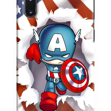 Captain America Samsung Note 10 Hard Case Back Cover by Casekaro