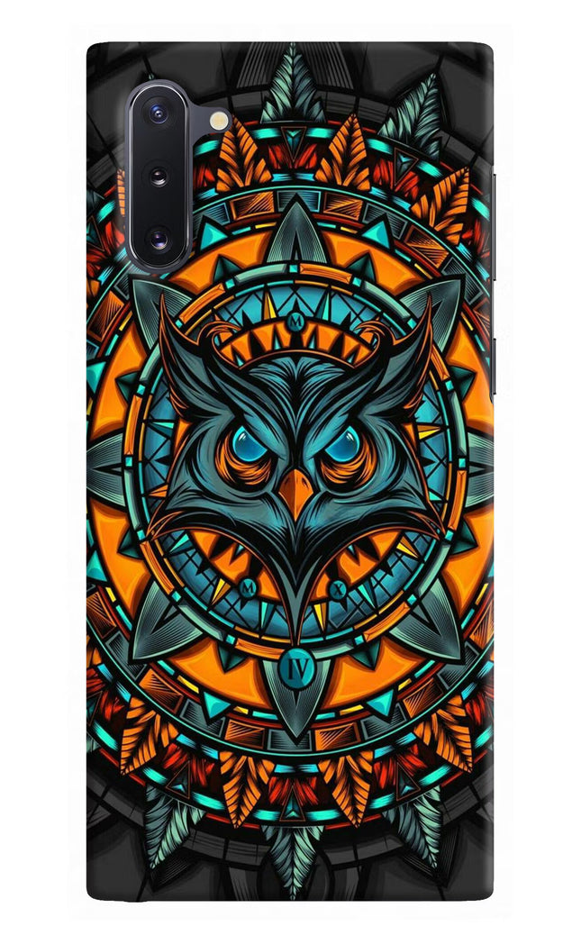 Angry Owl Art Samsung Note 10 Hard Case Back Cover by Casekaro
