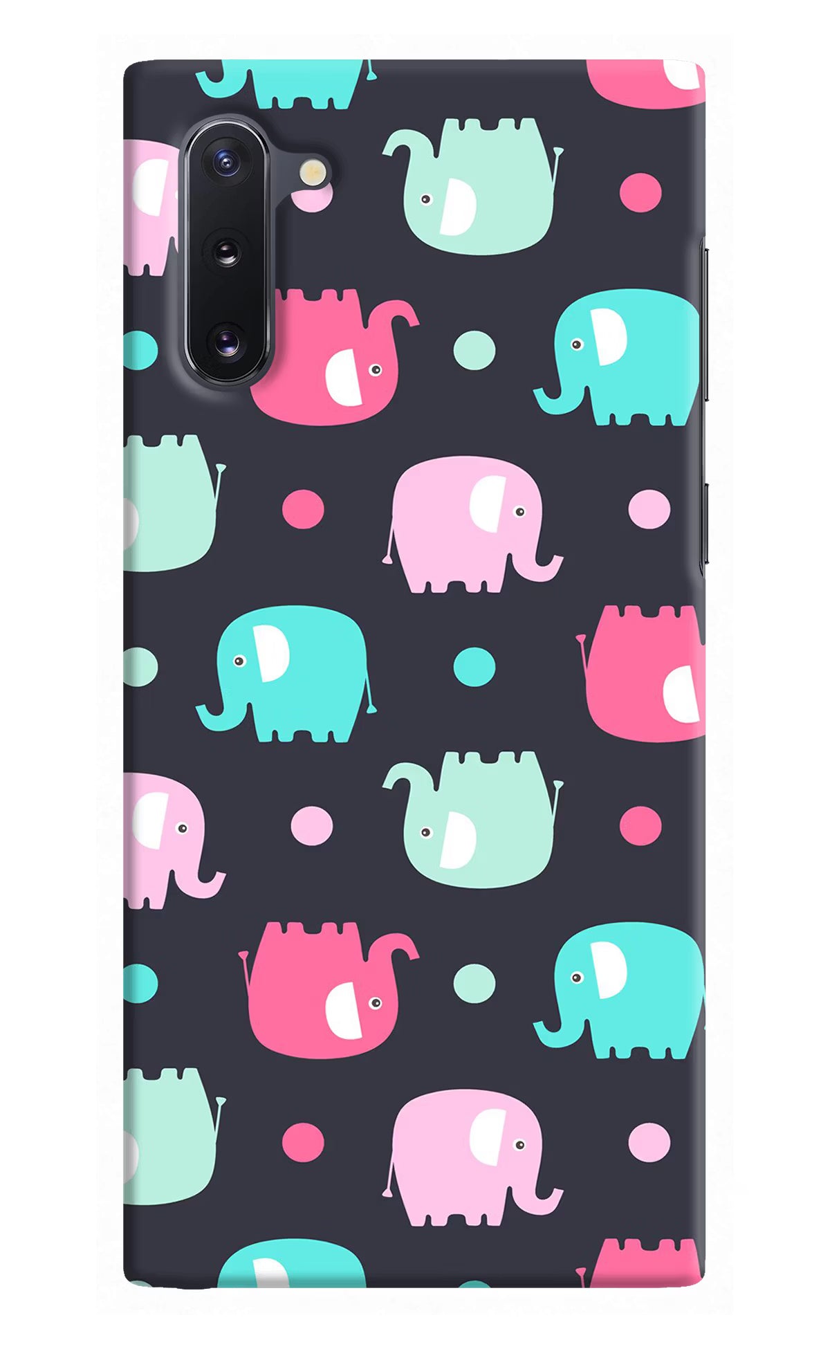 Elephants Samsung Note 10 Hard Case Back Cover by Casekaro