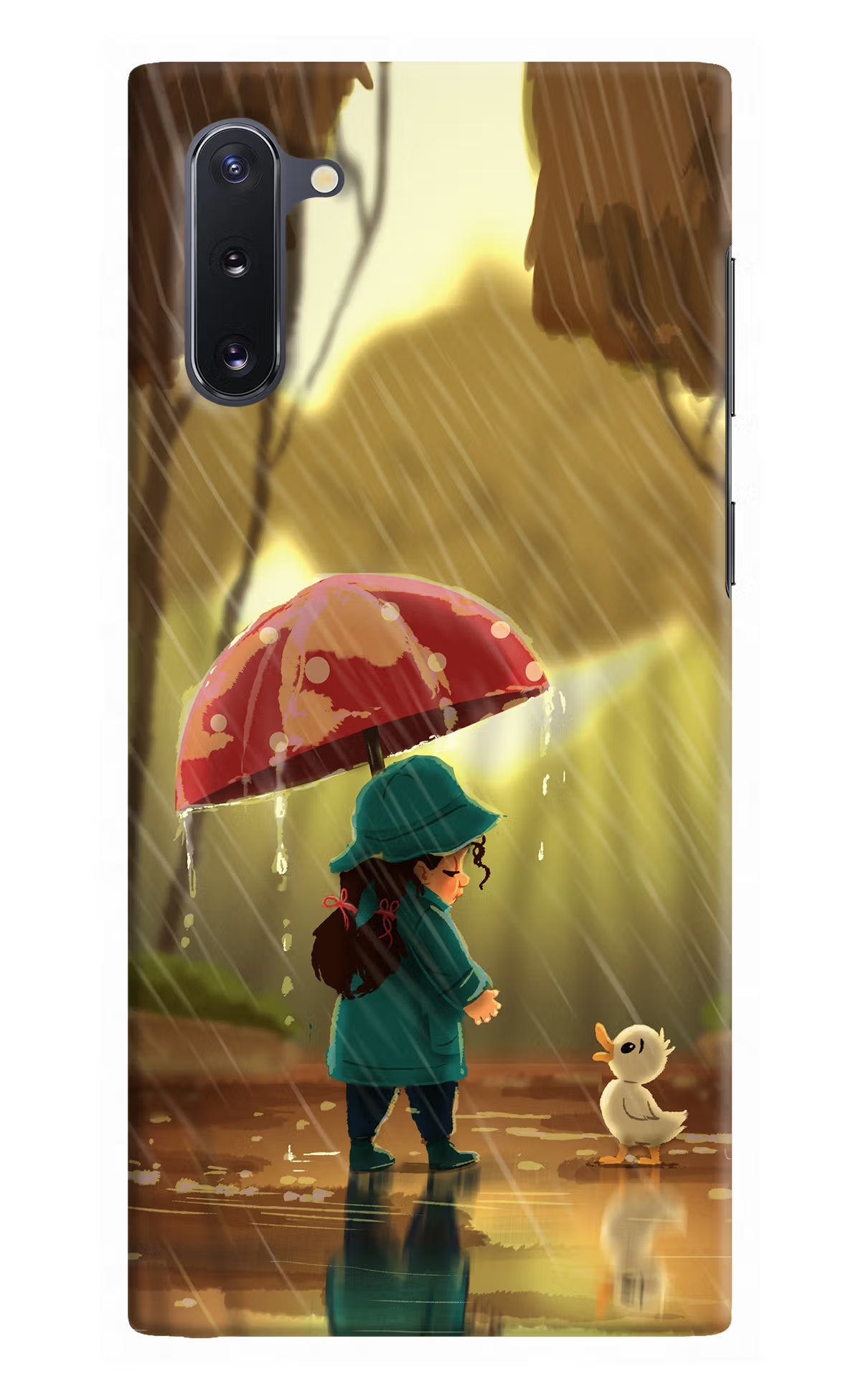 Rainy Day Samsung Note 10 Hard Case Back Cover by Casekaro